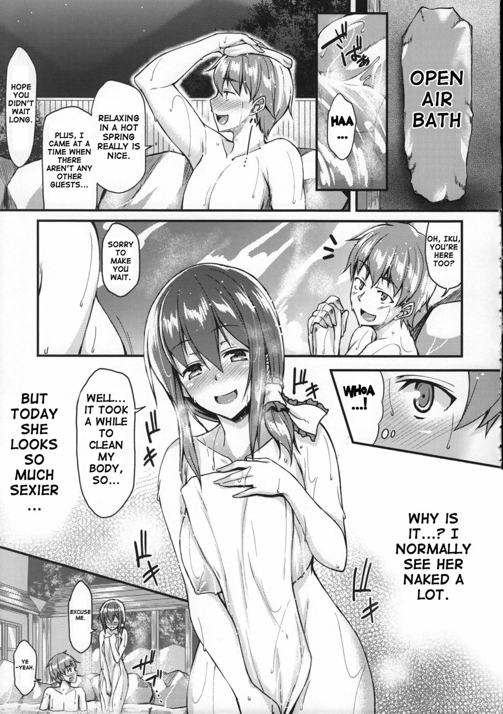 Hentai Manga Comic-I Want To Flirt With Iku-san At The Hot Spring!!-Read-5